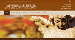 Desktop Screenshot of affordableburial.net